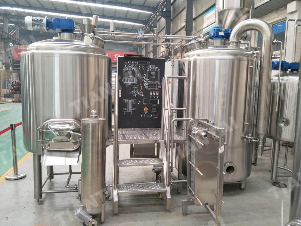 <b>Two vessel 7 BBL microbrewery system ready for Shipping</b>